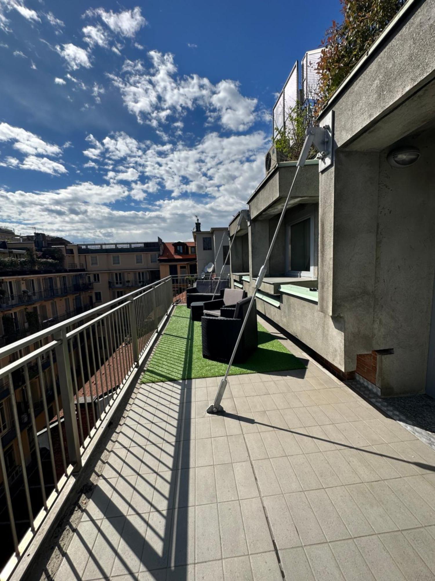 Gallery Suite The Turin Center Apartment 5 Floor, Free Garage, Big Terrace Extérieur photo
